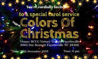 Color of Christmas by RCCG Victory Temple In fayetteville NC